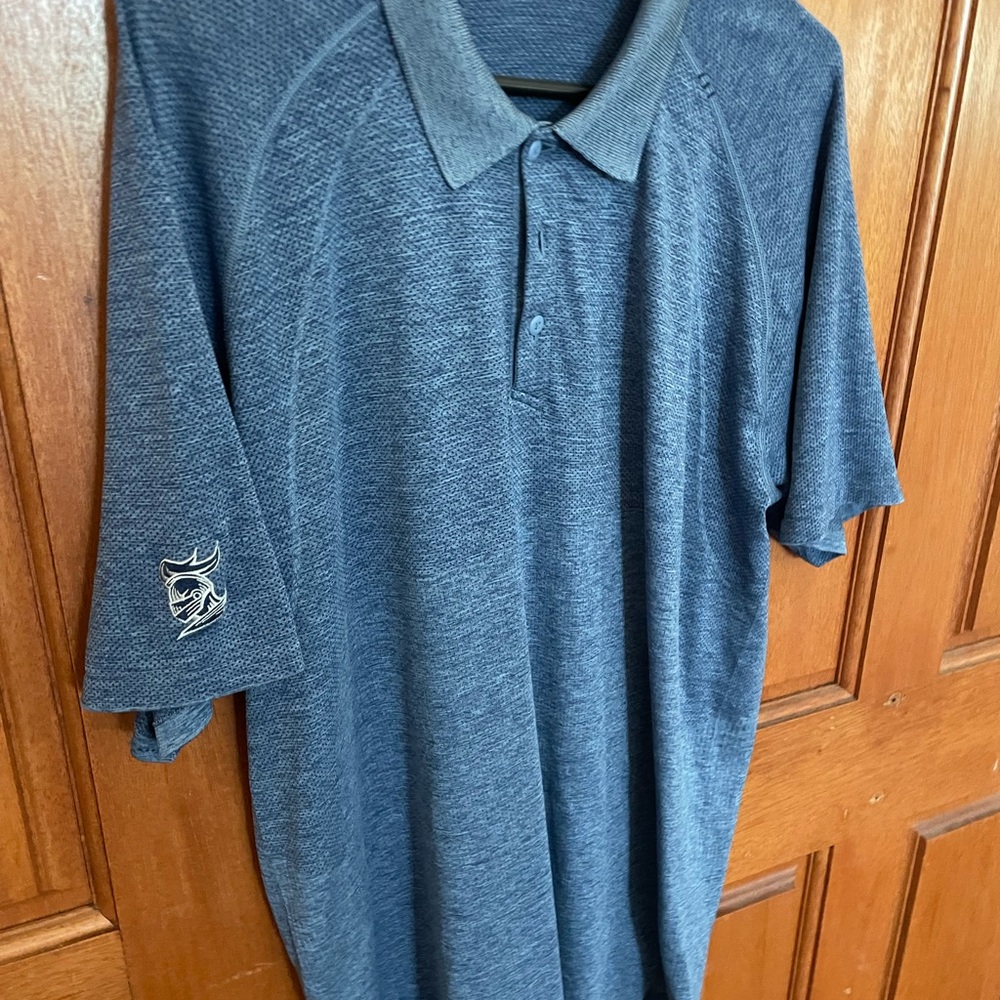 Lululemon Men's Blue Polo Shirt Size XXL